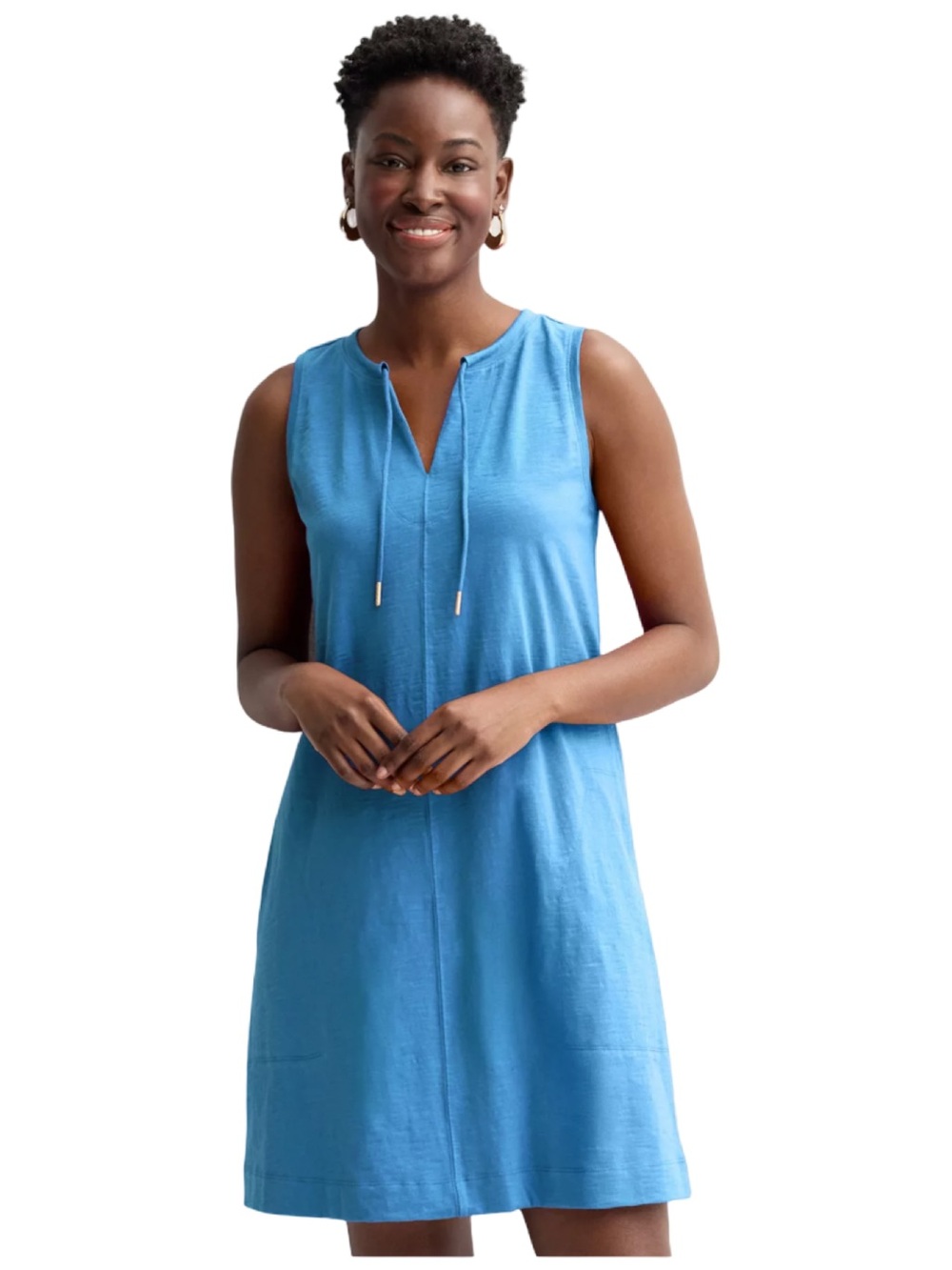 Sonoma Goods For Life Easy Knit Tank Dress with Pockets
Sage Blue NWT Size 1X
